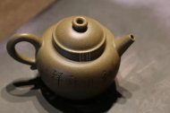 《大彬圈钮》紫砂茶具茶壶助理工艺美术师纯手工顶级青段蟹壳青