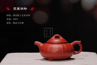 《霓裳羽砂》宜兴紫砂壶手工工艺美术师大红袍壶茶壶茶具