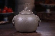 《汲古茶仓》宜兴名家全纯手工紫砂壶中品青段功夫茶壶茶具套装家用