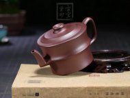 《竹段》宜兴紫砂壶工艺美术师手工竹段紫茄泥