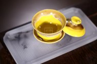 《虎皮花釉盖碗》紫砂壶宜兴手工纯泡茶壶茶具骨瓷