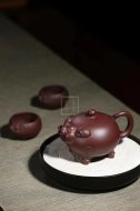 《财源滚滚》宜兴紫砂壶全手工泡茶壶工艺美术师大师底槽青