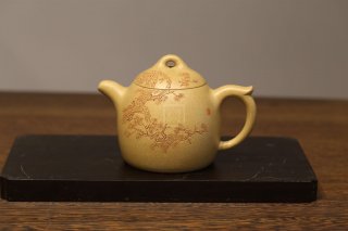 《松树秦权》宜兴紫砂壶本山段助理工艺美术师手工壶茶具秦权