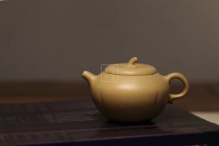 《小金瓜》宜兴紫砂壶助理工艺美术师纯手工茶具花器泡茶器本山段南瓜