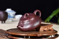 《汉棠石瓢》紫砂壶宜兴工艺美术师手工泡茶壶石瓢茶具紫泥茶壶