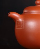 《孟臣款匏尊》紫砂壶宜兴手工朱泥匏尊茶壶茶具