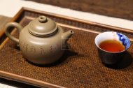 《大彬圈钮》紫砂茶具茶壶助理工艺美术师纯手工顶级青段蟹壳青