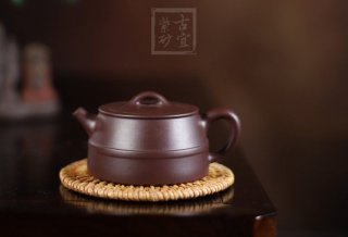 《明式井栏》紫泥明式井栏宜兴紫砂壶工艺美术师手工泡茶壶茶具