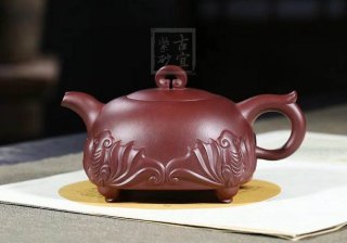 《福临门》宜兴高级工艺美术师手工紫砂壶全手工底槽青泡茶壶