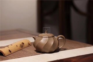 《璇玉》宜兴紫砂壶茶壶具全手工蟹壳青