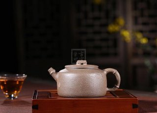 《竹节供春》宜兴紫砂壶青段工艺美术师手工茶壶茶具