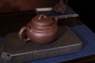 《大圆竹》宜兴紫砂壶工艺美术师手工茶壶茶具紫泥