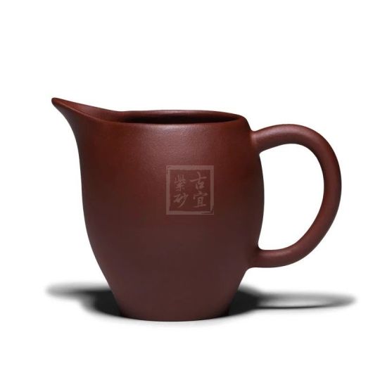 《紫泥高口公道杯》宜兴紫砂壶手工紫泥茶壶泡茶具