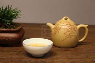 《竹子秦权》宜兴本山段紫砂壶纯手工秦权茶壶茶具