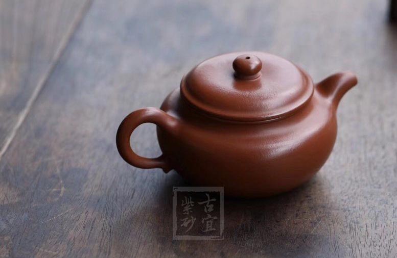 仿古壺作家の作品中国宜興紫砂茶壺朱泥-