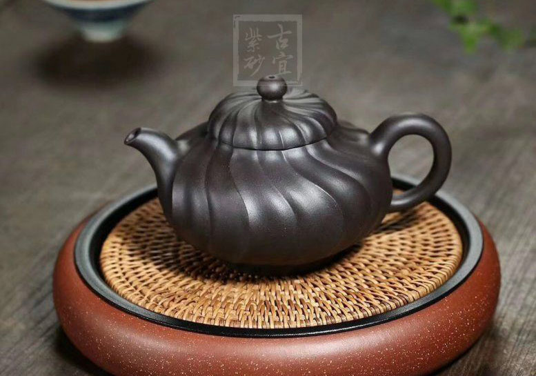 《华颖》宜兴紫砂壶工艺美术师纯手工石黄泥茶壶茶具华颖